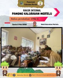 Rakor Internal Pamong Kalurahan Mertelu Bahas Perubahan APBKal Tahun 2026